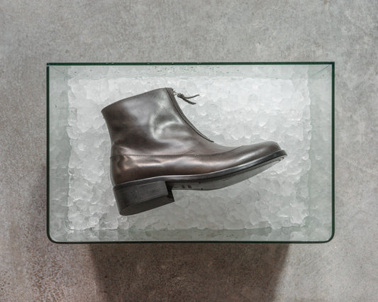 Cove Boot Pull-up Leather Grey