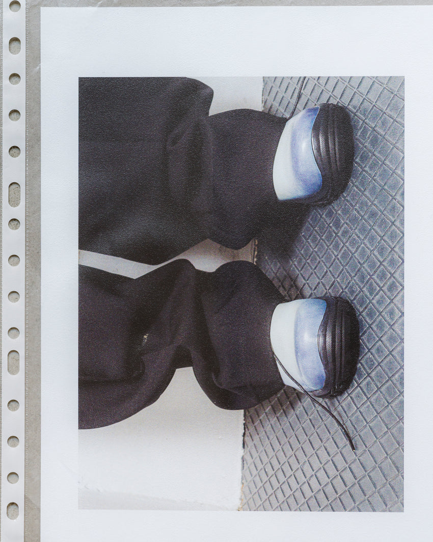 Non-Safety Shoe Leather Gradient Blue