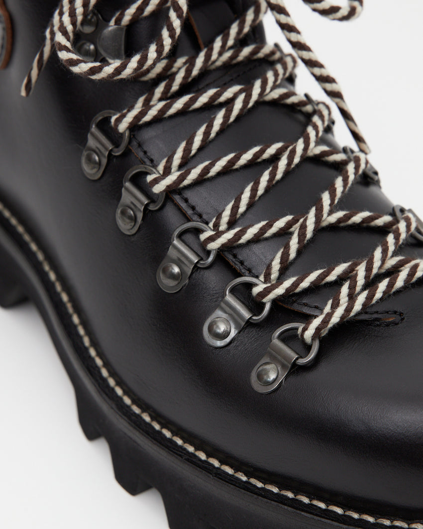 B-Type 01 Pull-up Leather Black