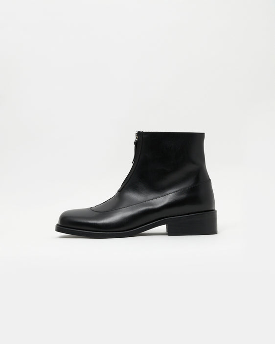 Cove Boot Pull-up Leather Black