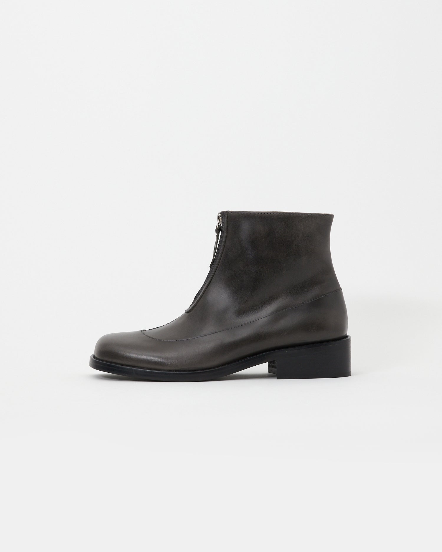 Cove Boot Pull-up Leather Grey – Paracia