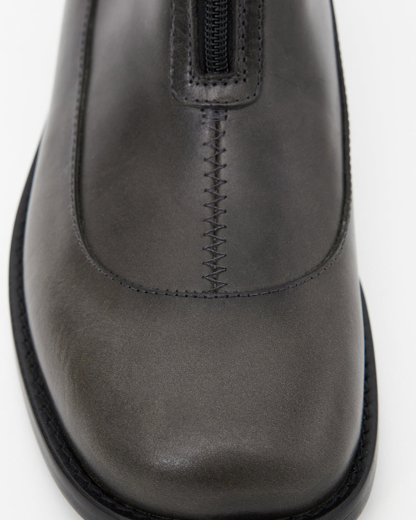 Cove Boot Pull-up Leather Grey