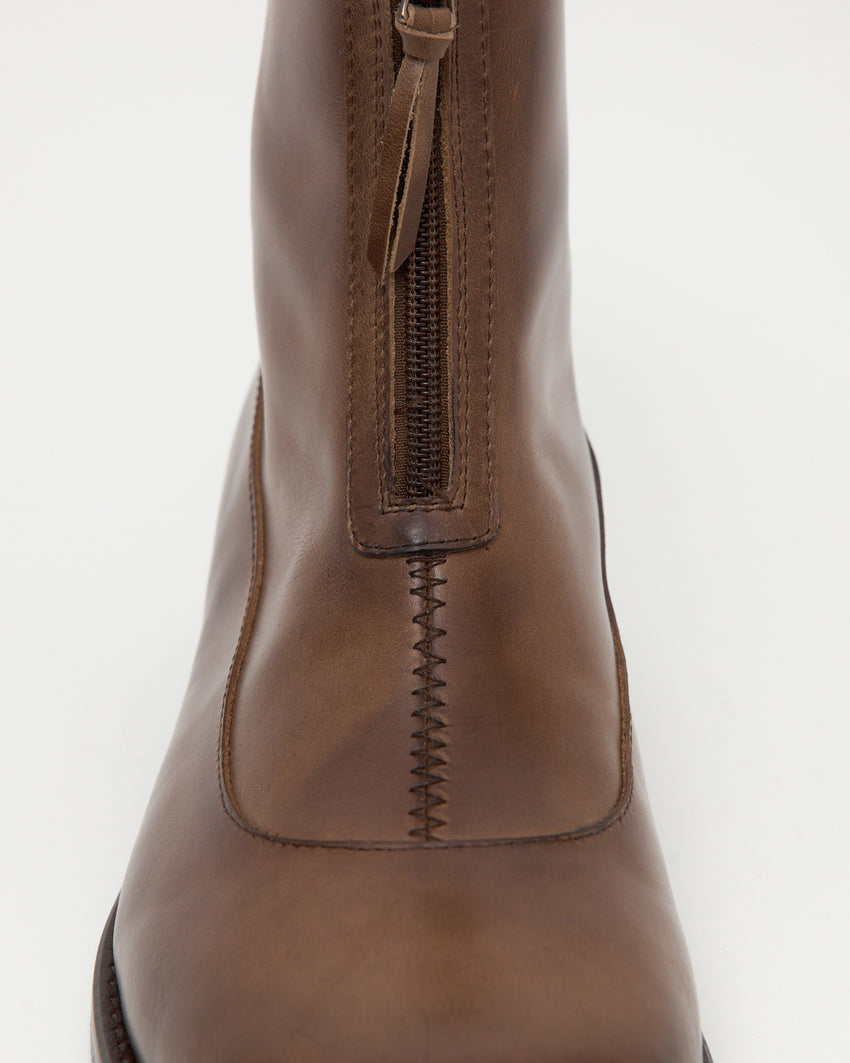 Cove Boot Pull-up Leather Wood