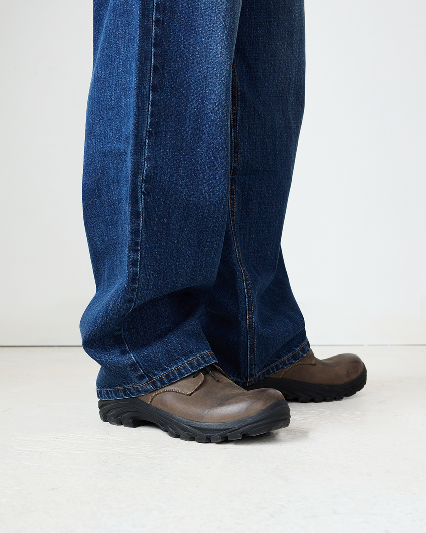 Non-Safety Shoe Distressed Mocha