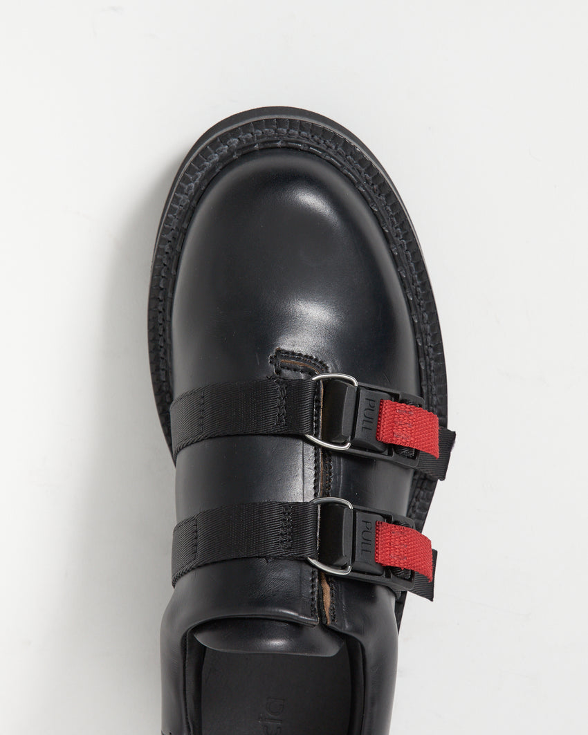 D-Type 02 Fidlock Pull-up Leather Black