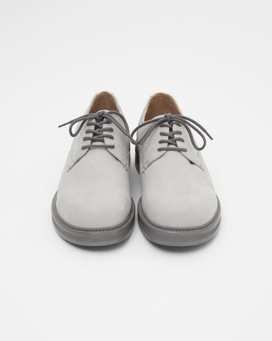Sample 3 - Mid-Heel Derby Nubuck Light Grey