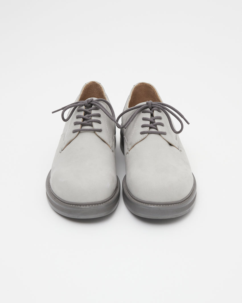 Sample 3 - Mid-Heel Derby Nubuck Light Grey