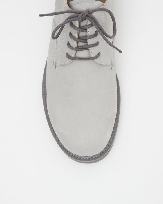 Sample 3 - Mid-Heel Derby Nubuck Light Grey