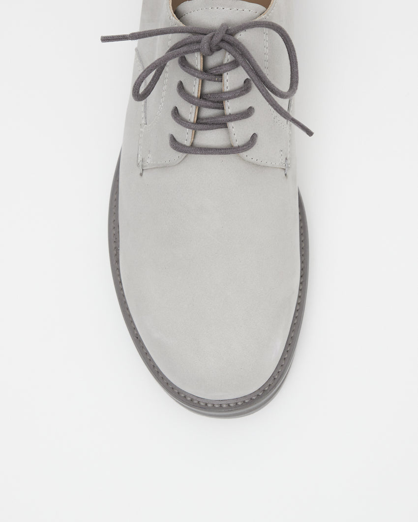 Sample 3 - Mid-Heel Derby Nubuck Light Grey