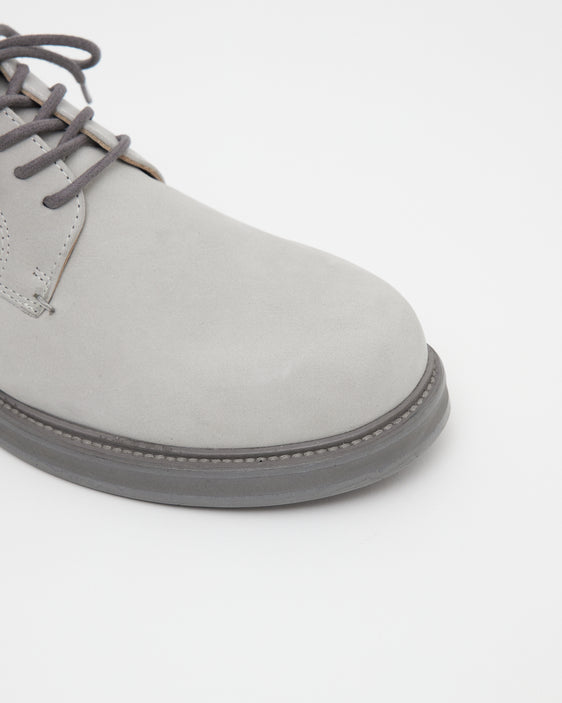 Sample 3 - Mid-Heel Derby Nubuck Light Grey