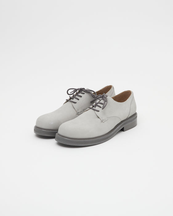 Sample 3 - Mid-Heel Derby Nubuck Light Grey