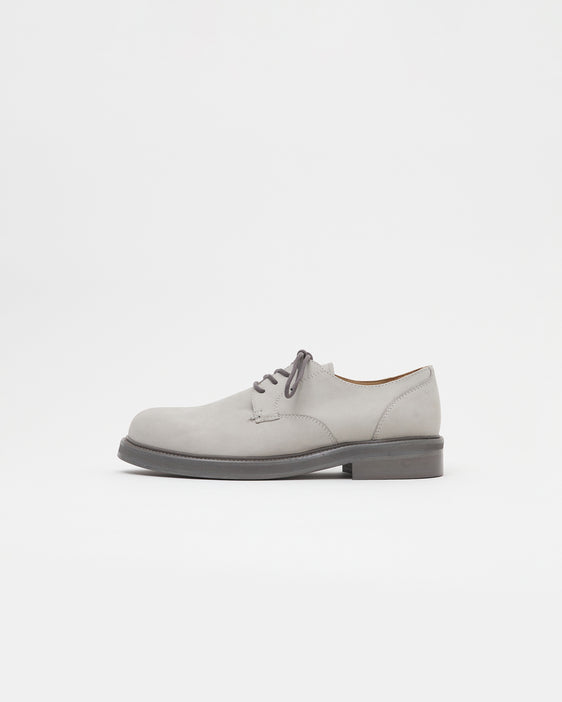Sample 3 - Mid-Heel Derby Nubuck Light Grey