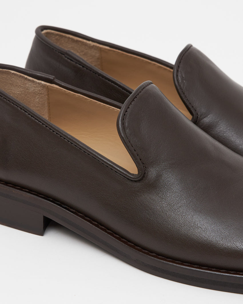 Legacy Slipper Calfskin Umber