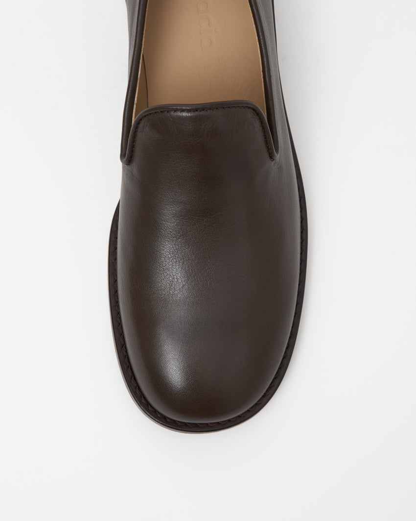 Legacy Slipper Calfskin Umber