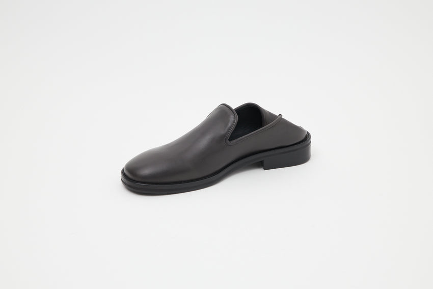 Legacy Slipper Oil Nappa Dark Grey