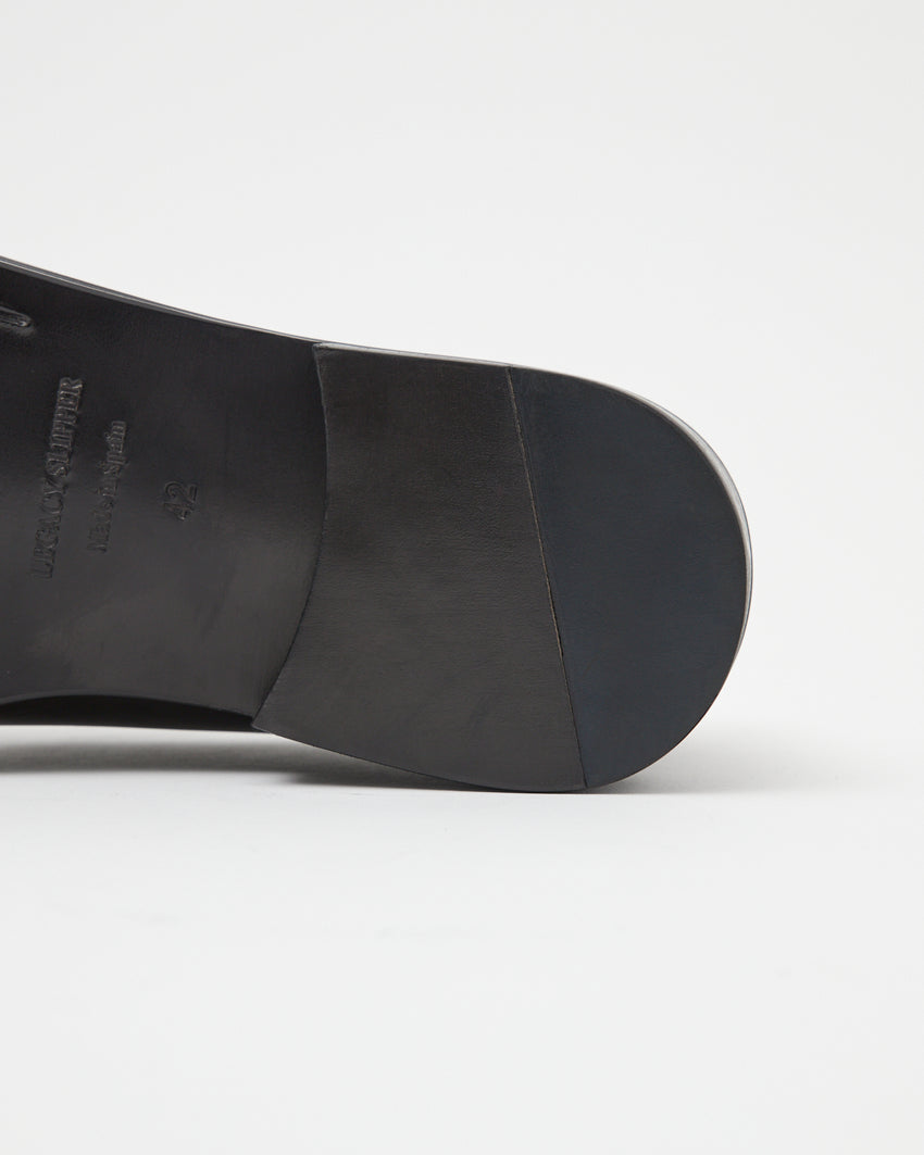 Legacy Slipper Oil Nappa Dark Grey