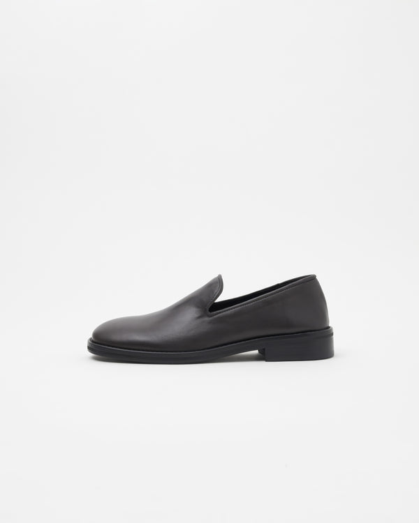Legacy Slipper Oil Nappa Dark Grey