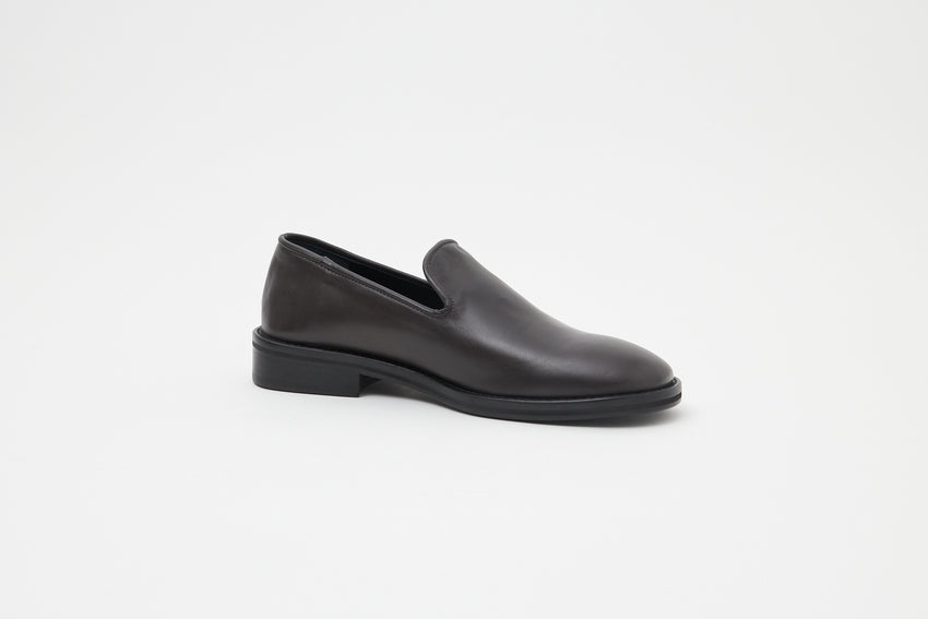 Legacy Slipper Oil Nappa Dark Grey