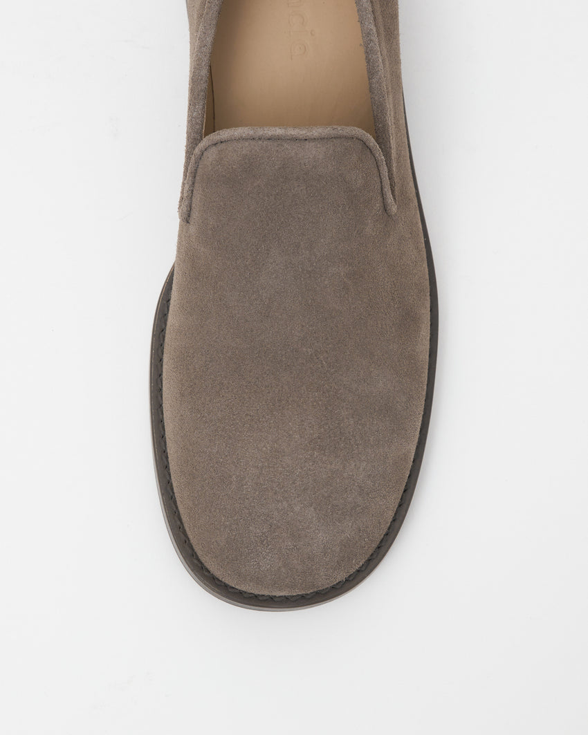 Legacy Slipper Suede Grey Walnut