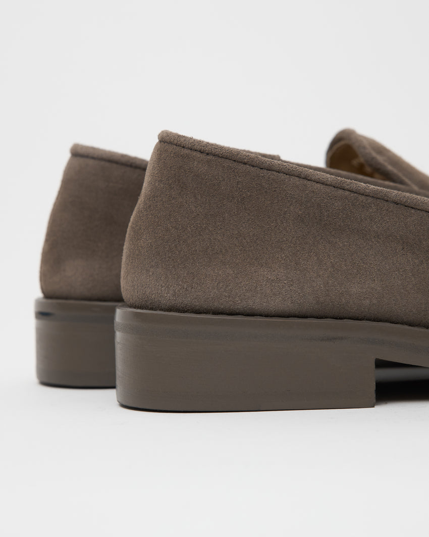 Legacy Slipper Suede Grey Walnut