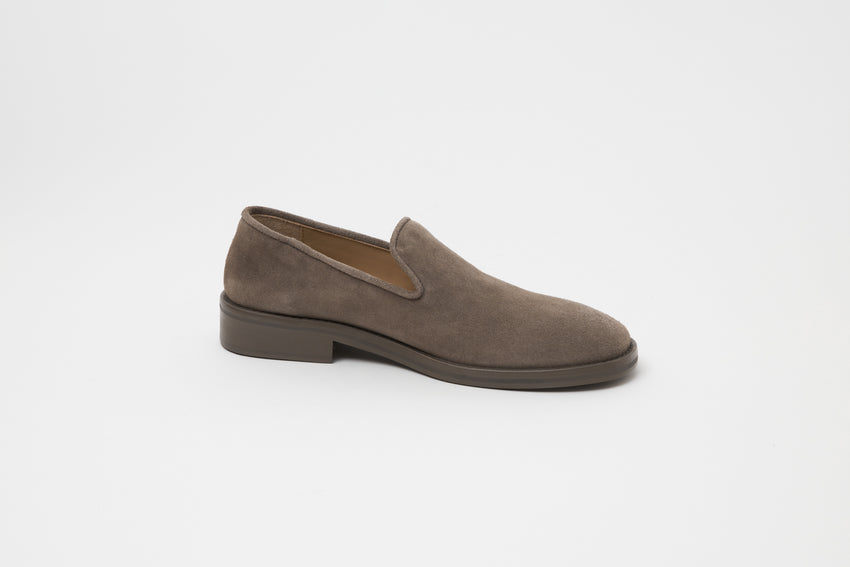 Legacy Slipper Suede Grey Walnut