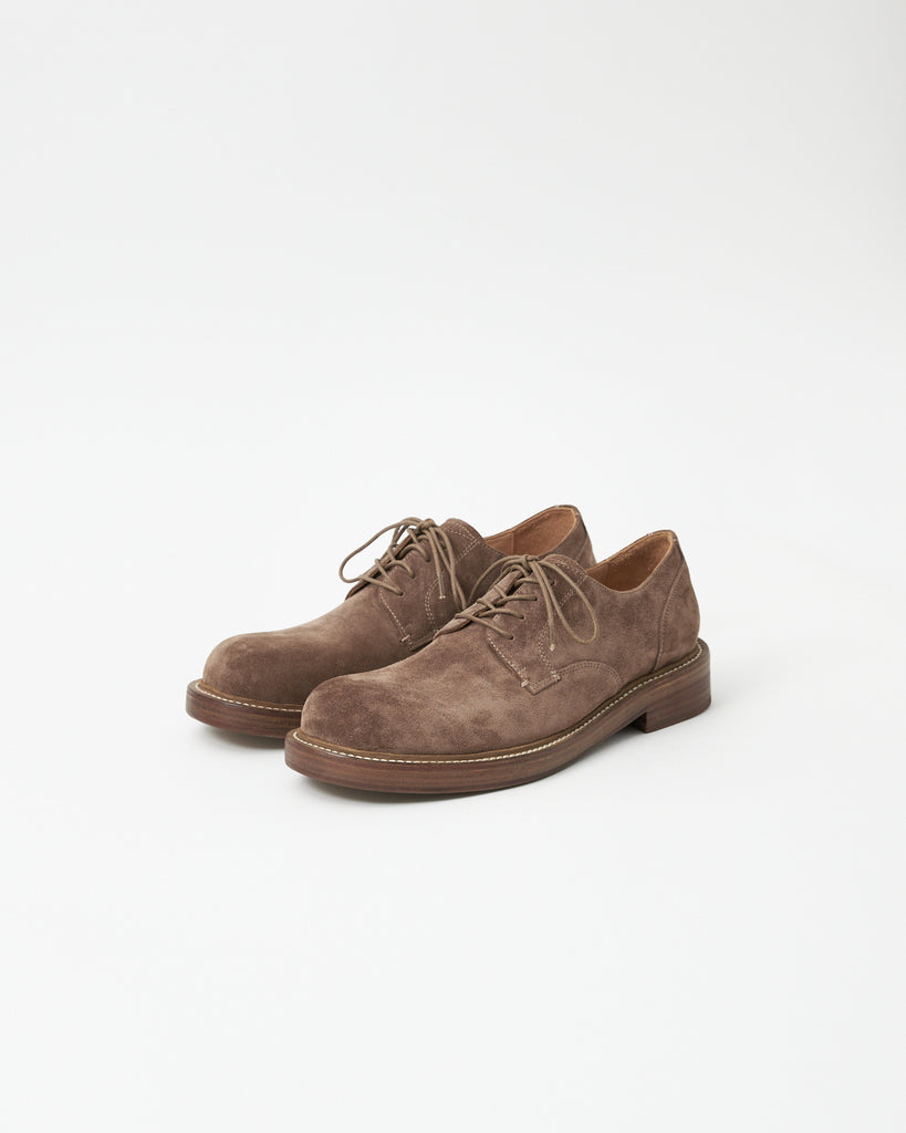 Mid-Heel Derby Horlisun Suede Brown