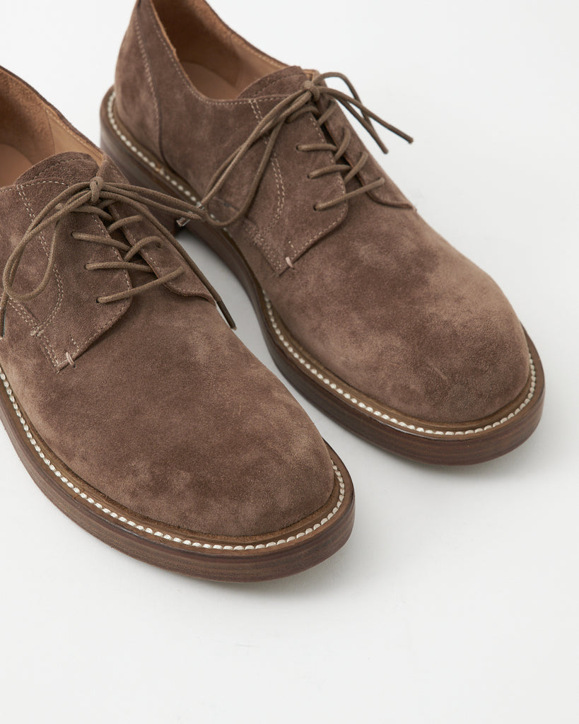 Mid-Heel Derby Horlisun Suede Brown