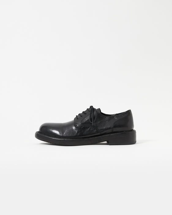 Mid-Heel Derby Leather Black