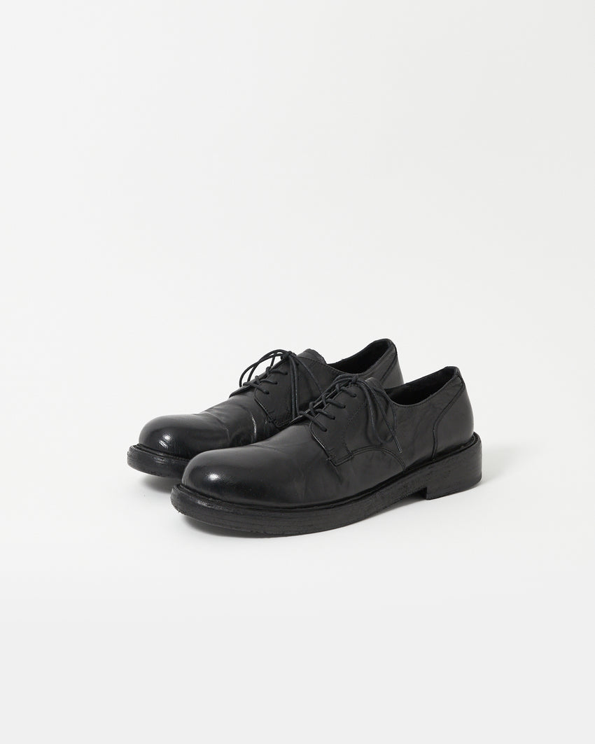 Mid-Heel Derby Leather Black
