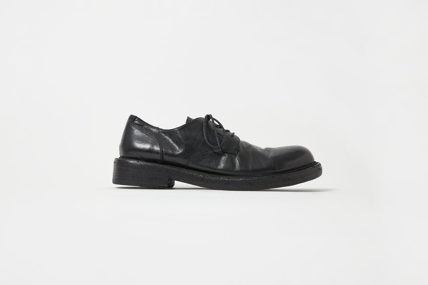 Mid-Heel Derby Leather Black
