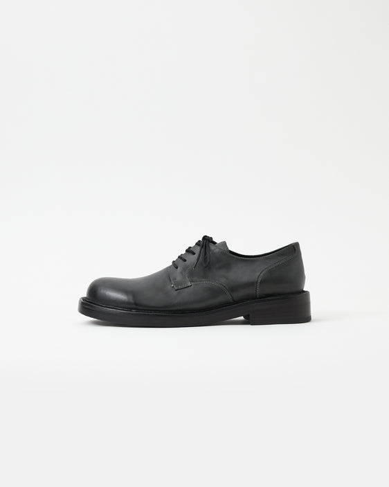 Mid-Heel Derby Leather Gradient Grey