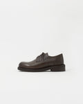 Mid-Heel Derby Leather Mud
