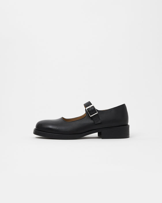Mary Jane Calfskin Black