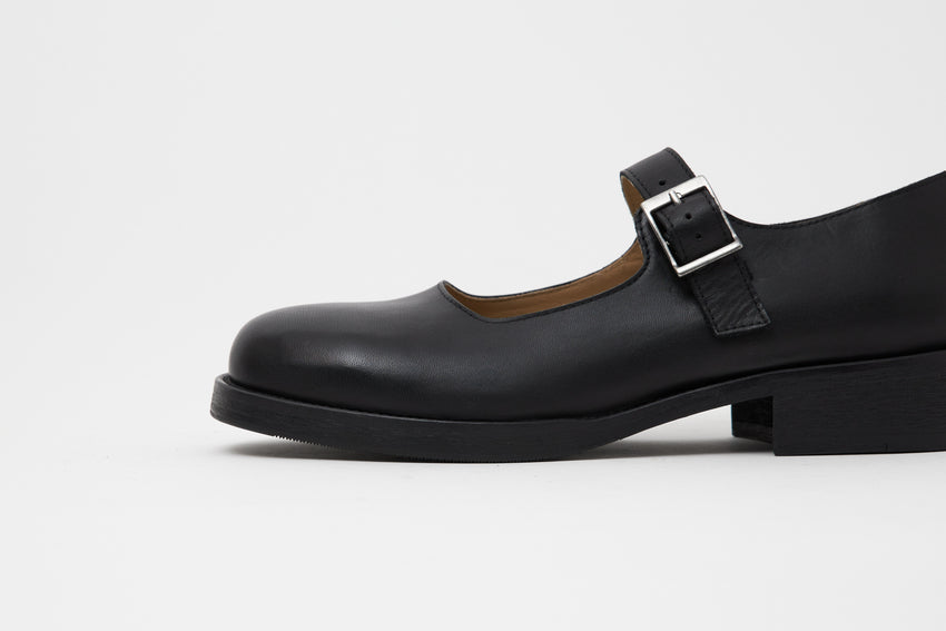 Mary Jane Calfskin Black