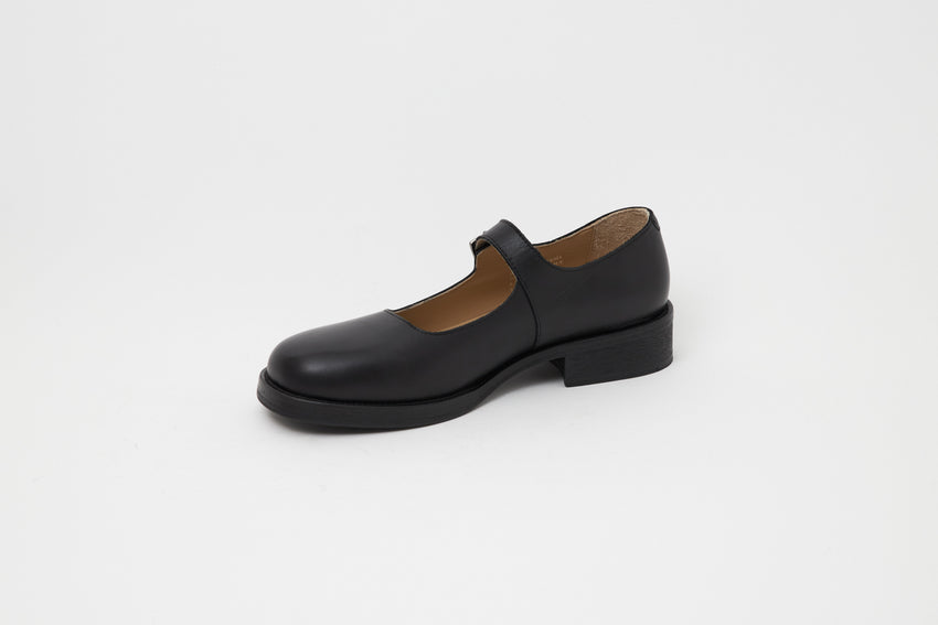Mary Jane Calfskin Black