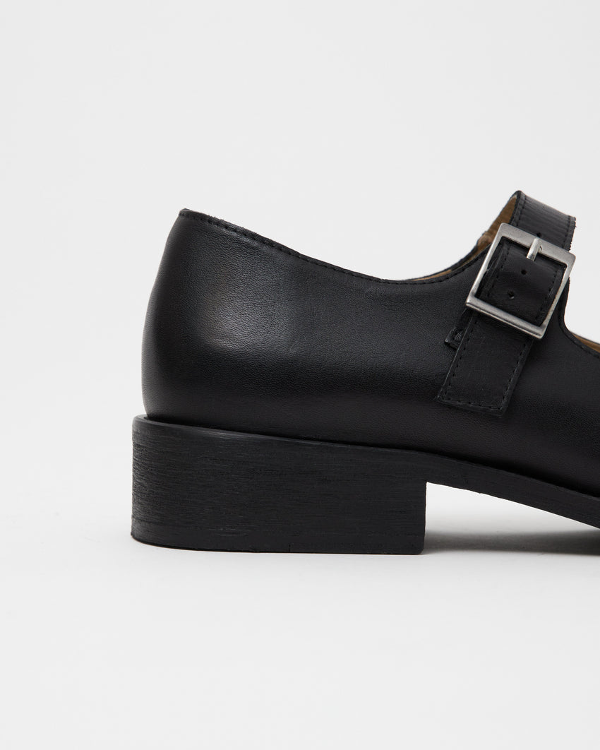 Mary Jane Calfskin Black