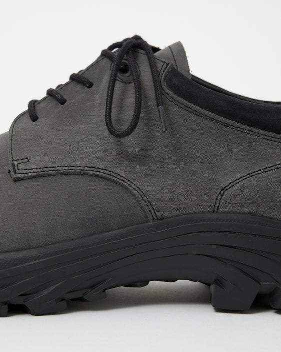 Non-Safety Shoe Distressed Leather Slate