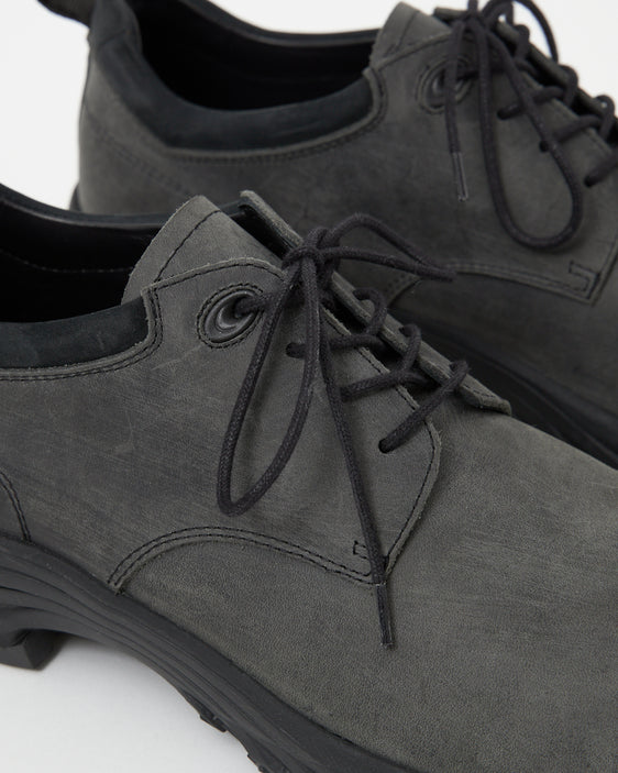 Non-Safety Shoe Distressed Leather Slate