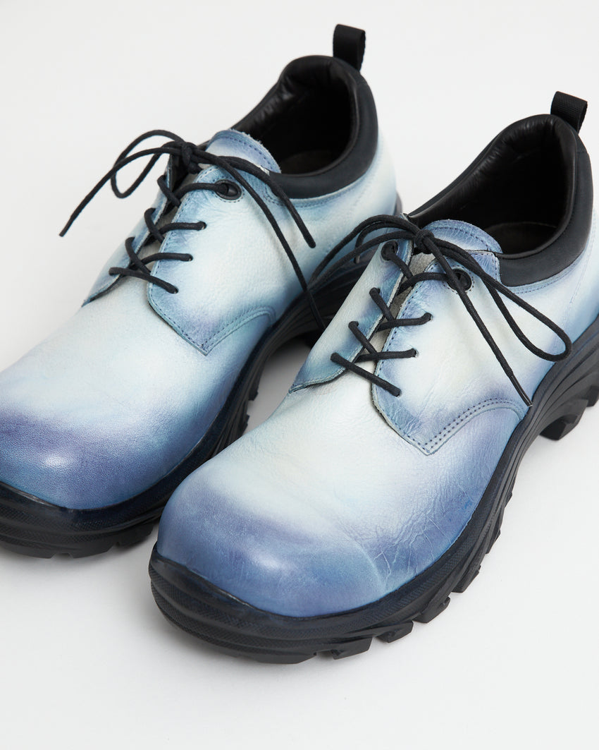 Non-Safety Shoe Leather Gradient Blue