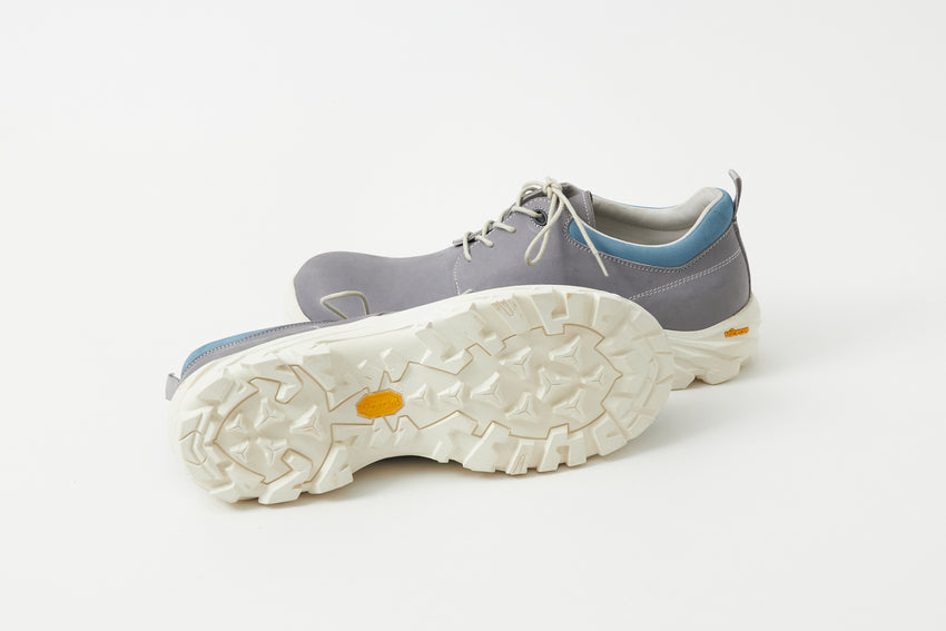 Non-Safety Shoe Leather Grey White