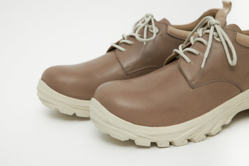 Non-Safety Shoe Oil Nappa Taupe