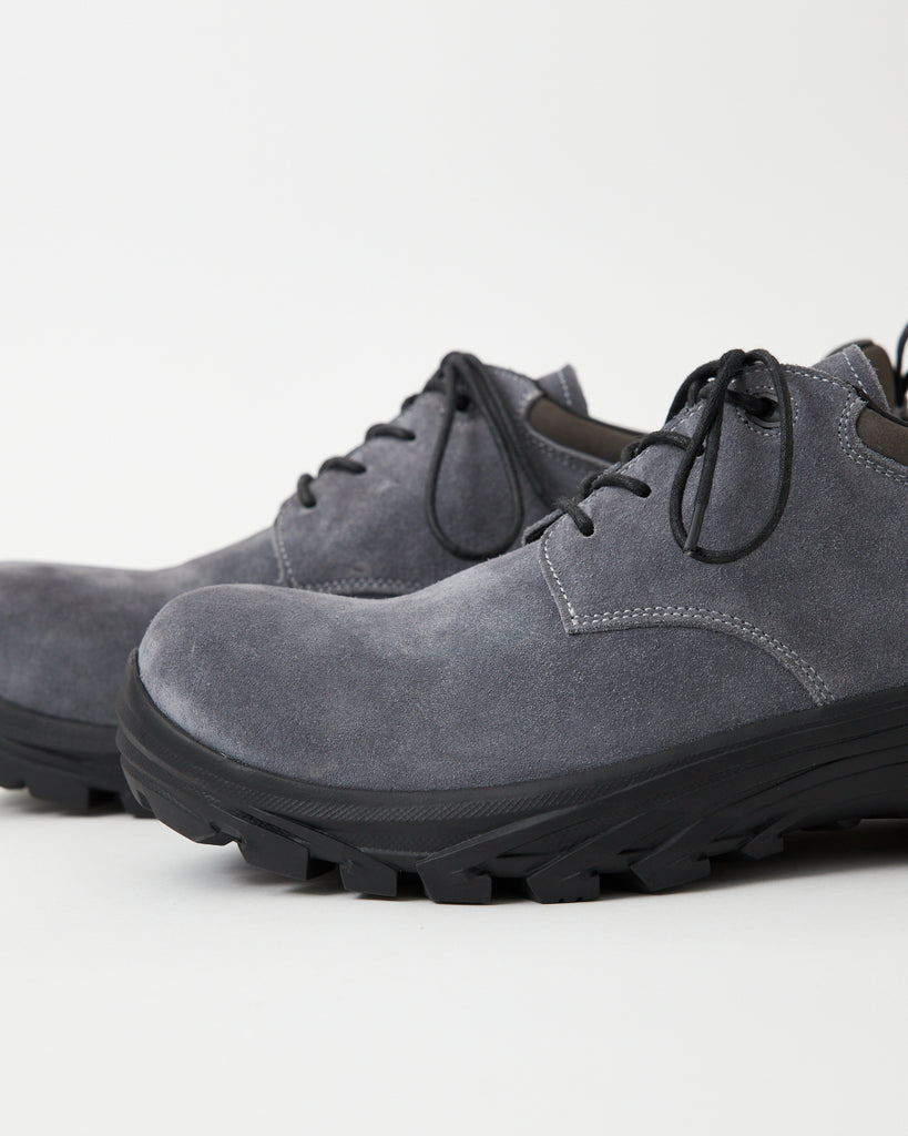 Non-Safety Shoes Suede Steel Grey