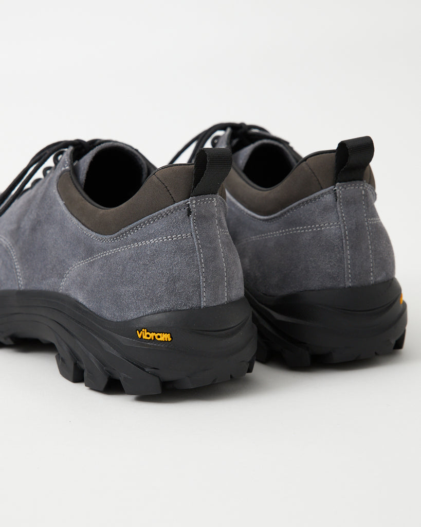 Non-Safety Shoes Suede Steel Grey