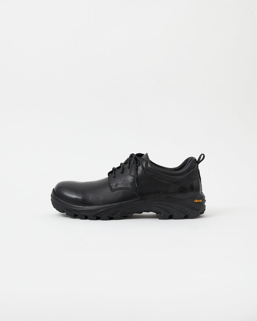 Non-Safety Shoes Washed leather Black