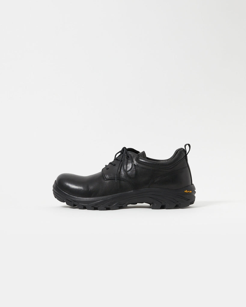 Non-Safety Shoes Washed leather Black