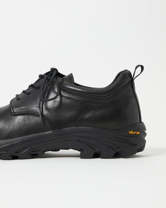 Non-Safety Shoes Washed leather Black