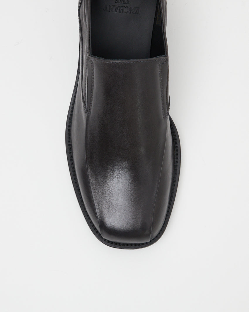 Pedal Loafer Oil Nappa Dark Grey