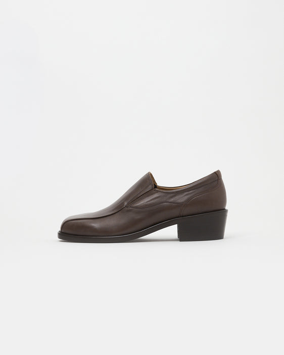 Pedal Loafer Oil Nappa Mud