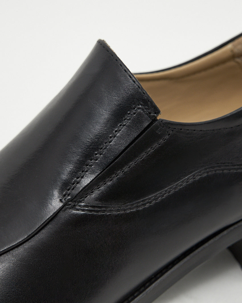 Pedal Loafer Pull-up Leather Black