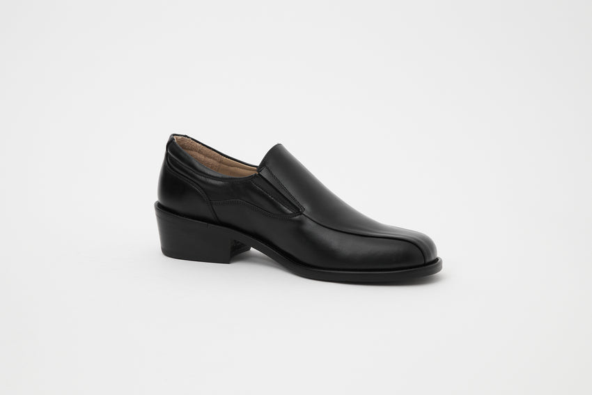 Pedal Loafer Pull-up Leather Black